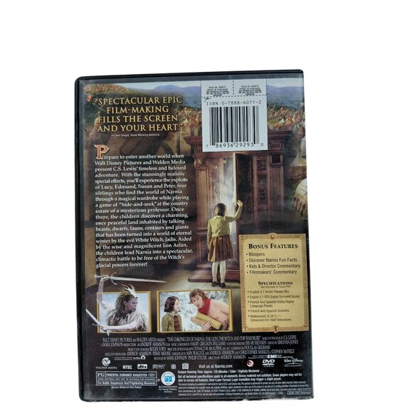 The Chronicles Of Narnia: The Lion The Witch And The Wardrobe DVD Widescreen - Picture 2 of 6
